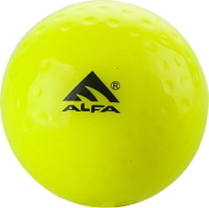 ALFA AB-93 Dimple Field Hockey Ball | Color : White | Size : Standard | PU Material |Precision and Control | Optimal Performance |Training and Matches.