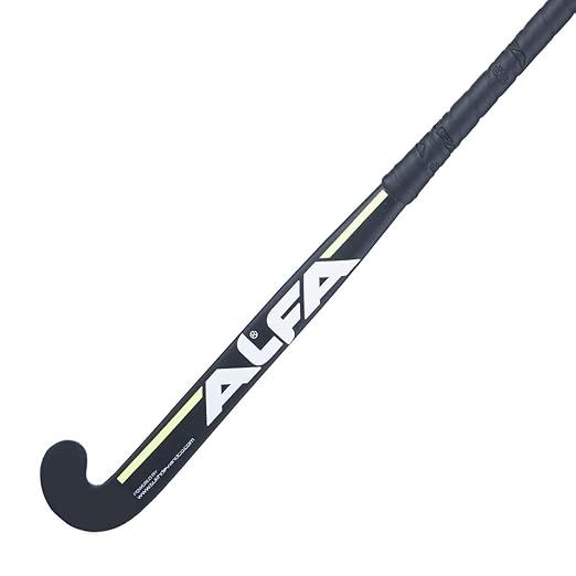 ALFA Y-30 Junior Hockey Stick | Color: Purple | Size: 30” | Material: 10% Carbon | Gender: Unisex | Lightweight Design | Ergonomic Grip | Durable Build | Enhanced Control | Precision Play