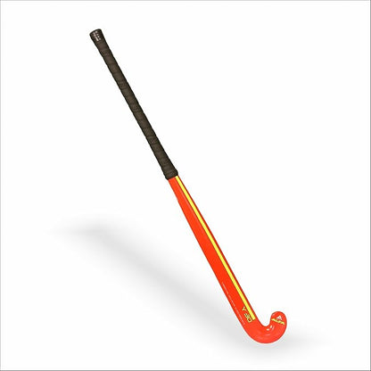 ALFA Y-30 Junior Hockey Stick | Color: Red | Size: 30" | Material: 10% Carbon | Gender: Unisex | Lightweight | Ergonomic Grip | Durable | High Control | Enhanced Power